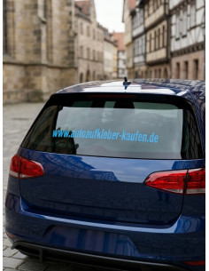 Internetadresse als Aufkleber 36 2