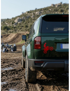 Motocross Autoaufkleber 209 2