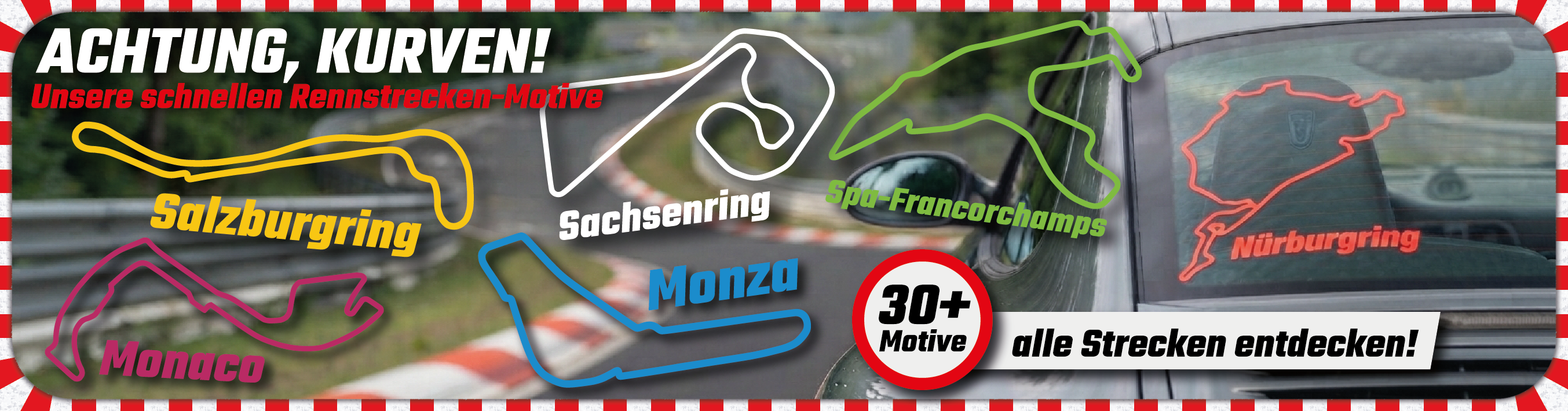 Rennstrecken Banner Homepage